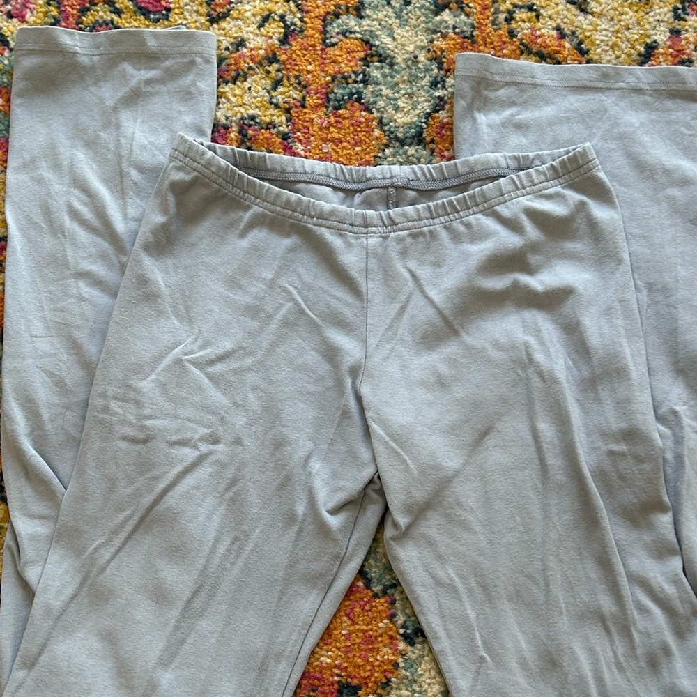 brandy melville blue flare pants